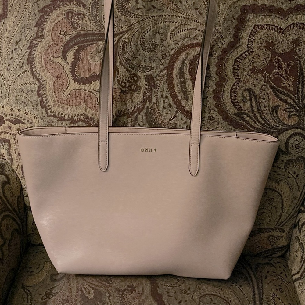 DKNY Bryant medium tote/laptop tote bag pink